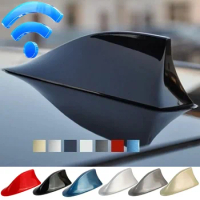 Car Radio Shark Fin Car Shark Antenna Radio FM Signal Design for All Automobiles Aerials Auto Exterior Styling Replacement Parts