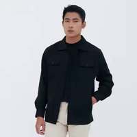 M231 Jaket Pria Coverall Panjang Hitam 1957E Hitam XL