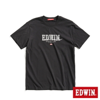 EDWIN 精緻素描LOGO短袖T恤-男款 黑色 #503生日慶