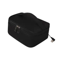 USB Heated Lunch Boxes Bag Container Oxford Cloth Thermal Bag Convenient