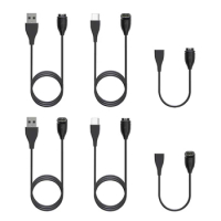 1m/17cm Charging Cable Accessories Micro USB Type-C Smart Watch Charger Cord Portable Charger Cord for Garmin Fenix 7/7S/7X/6/6S