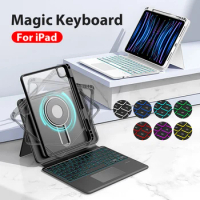 Magic Keyboard Case For Ipad Pro 11 12.9 6th 10 9 9th 10th Generation Funda For iPad Air 5 4 8th 7th 10.2 10.9 Cover Accessories