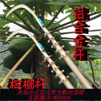 高空采摘器 檳榔刀新款高空伸縮桿15米超硬專用刀長桿加厚定位超長摘神器海南