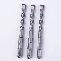 Square Shank Four-Hole Alloy Electric Hammer Drill Bit for Drilling Holes in Concrete and Walls, Imp