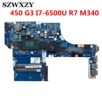Refurbished For HP Probook 450 G3 Laptop Motherboard SR2EZ i7-6500U R7 M340 DAX63CMB6D1 855565-601 855565-001