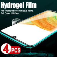 4PCS Full Cover Hydrogel Film For Samsung Galaxy A53 A33 A52 A52s A32 4G 5G Screen Protector Samsun A 53 52s 33 32 5 G Not Glass