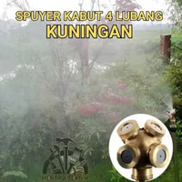 SPUYER KABUT 4 LUBANG KUNINGAN DRAT 1/4" SPUYER MIST NOZZLE KABUT NOSEL