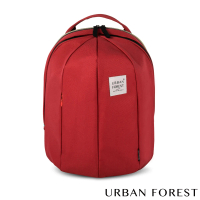 【URBAN FOREST 都市之森】甲蟲-可擴充後背包/雙肩包-L號(酒紅)