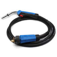 Professional 250A 24KD MIG Torch MAG Welding Gun 3M Cable Air-Cooled EU Connector for MIG Welding Machine