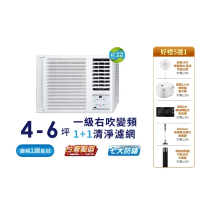 【SAMPO聲寶】4-6坪 1級R32變頻窗型冷氣(右吹單冷)AW-PF28D-含基本安裝+舊機回收