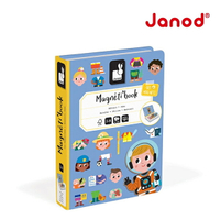 【法國Janod】磁鐵遊戲書-各行各業(48枚磁貼) / 磁鐵書