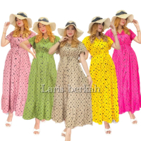 Daster elsa serut love Bumil Busui Kancing Rayon Wanita Hamil Ibu