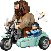 【LEGO 樂高】哈利波特系列 76443 海格和哈利波特的摩托車(Harry Potter 死神的聖物 兒童玩具 積木)