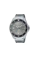 CASIO MDV-107D-8A Men Analog Watch Silver Stainless Steel Strap