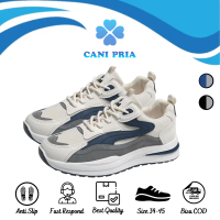 SepatuPriaCani \Free Box\" (Size 39 - 45) Sepatu Pria Sneakers Sport Fashion Kasual Import 8117"