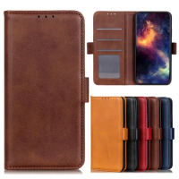 Business For VIVO Y02S Y16 Protective Case Matte Leather Magnet Book Skin Funda On VIVO Y22S Y35 4G Case Full Coverage