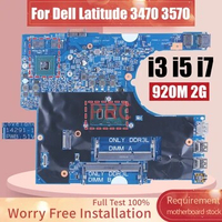 For DELL Latitude 3470 3570 Laptop Motherboard 14291-1 i3-6100U i5-6200U 920M 2G 0P5M6K 0YKP8M Notebook Mainboard