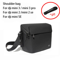 For DJI Mini 3 Pro bags For DJI Mini 2 SE/mini 4 Pro Universal Black Shoulder Travel Bag DJI Mini 2 case