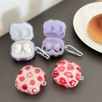 Cute Cartoon Soft Love Shell For Samsung Galaxy Buds2/Buds Live/Buds pro/Buds2 pro Wireless Bluetooth Headset Protective Cover