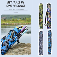 Multifunctional Waterproof Rod Bag Fishing Accessories Foldable Fishing Rod Bag Canvas Thickened Wat