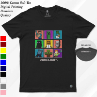 Kaos Anak MINECRAFT Baju Anak 1-10 Tahun Unisex mnc3