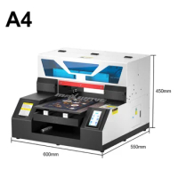 Maxwave A4 UV Printer DTG T-Shirt Printing Machine Direct to Garment for Phone Case Digital Fabric Printing