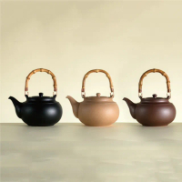【LohasPottery 陸寶】寶滿燒水陶壺2號-1.5L(燒水品茗 遠紅外線陶壺)