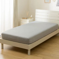 【NITORI 宜得利家居】極致涼感 伸縮床包 DH N FIT N COOL WSP D2521 GY 單人(DECO HOME 極致涼感)