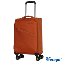 【Verage 維麗杰】19吋六代極致超輕量布面登機箱/布箱/布面行李箱/布面箱(橘)