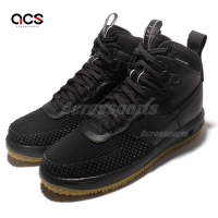 Nike 靴子 Lunar Force 1 Duckboot 黑 防潑水 獵鴨靴 男鞋 高筒 805899-003