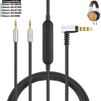 Replacement Braided Cable Extension Cord For Denon AH-D9200 AH-D7200 AH-D7100 AH-D5200 AH-D600 Headphones