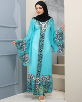 By Maribeli Butik | Dress Permaisuri 03 TURQOUISE 01 | Labuh Slim Fit | Glam Event | Celebrity | Par