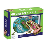 4D Vision Frog Anatomy Model Animal Puzzle Toys for Kids and Medical Students Veterinary Teaching Model