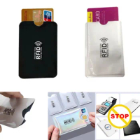 5/10pcs Anti Rfid Wallet Blocking Reader Lock Bank Card Holder Id Bank Card Case Protection Metal Credit NFC Holder 6.3*9.1cm