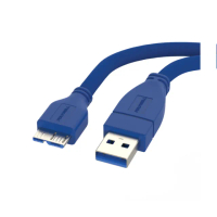 【POLYWELL】USB3.0 Type-A公對Micro-B公 5Gbps高速傳輸線 1M