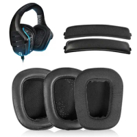 G633 Earpads Headband for Logitech G633 G933 G933 G635 G633S G933S Replacement Ear pads Cushions Earpad Pillow Repair Parts