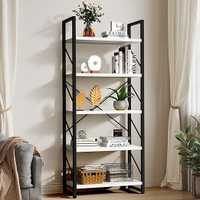 YITAHOME Storage Shelf - 5/6 Tiers Open Bookshelf For Home Office Living Room Bedroom & Study Room O