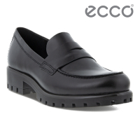 ECCO MODTRAY W 摩登正裝增高厚底樂福皮鞋  女鞋 黑色