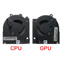 GZEELE New CPU Cooling Fan For DELL G15-5510 RTX3050/5510 RTX3060/5511 RTX3050/5515 RTX3050
