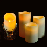 Candles Flickering Flameless Battery Operated LED Tealight Night Lights Lamp for Wedding Birthday Party Christmas Home Decor