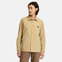 【Timberland 官方旗艦】男款檸檬黃長袖襯衫外套(A5M3JDH4)