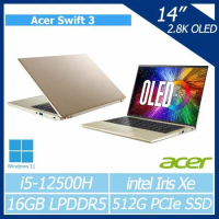 Acer Swift3 SF314-71-54UR 奢華金/i5-12500H/16G/2.8K OLED