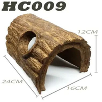 HC009 HIDING CAVE TEMPAT SEMBUNYI RUMAH REPTILE KURA KURA TORTOISE PET HC009