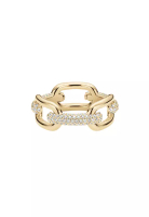 Daniel Wellington Crystal Link Ring Gold 金色 不銹鋼水晶 戒指 DW