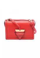 LOEWE Pre-Loved LOEWE Barcelona Shoulder bag leather Red