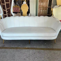 latest design modern living room furniture fabric couch wedding sofa 3 seater loveseat sectional white velvet sofa