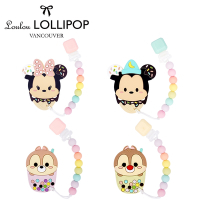 迪士尼系列 Loulou Lollipop 加拿大固齒器組/奶嘴鍊夾-多款可選