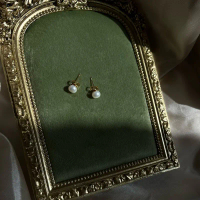 Anting Mutiara aslı lapis emas 18k