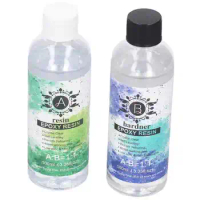 Crystal Clear Resin Epoxy Ultra violet Quick Dry Clear Coating craft Resin  Epoxy AB Glue Home