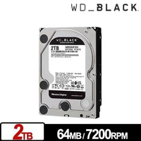 WD 黑標 2TB 3.5吋 SATA電競硬碟 WD2003FZEX